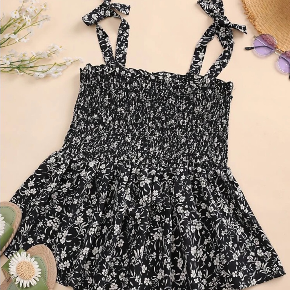 Shirred cami top